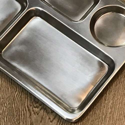 Vintage SADF stainless steel varkpan - 41,5 x 31cm