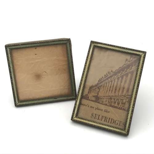Pair of small antique photo frames