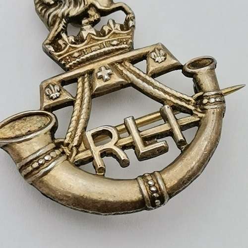 Rand Light Infantry sterling silver sweetheart badge