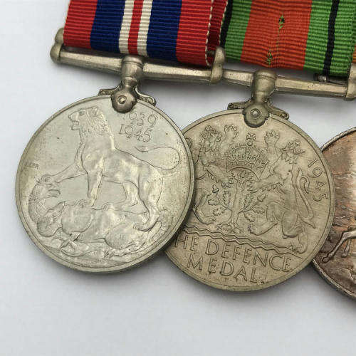 Set of 6 WW2 medals issued to 316017 R.J.C. Gardner
