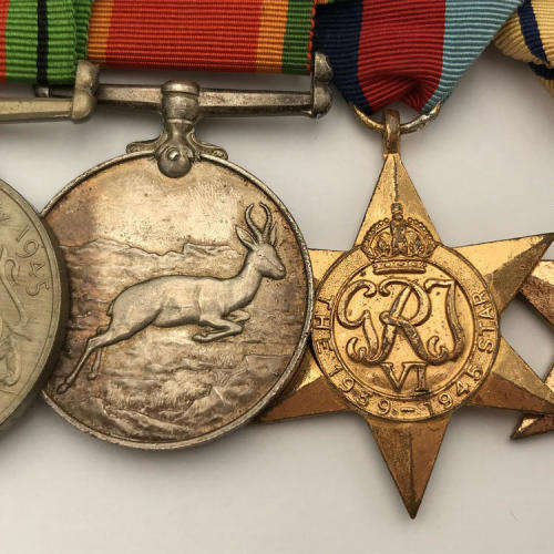 Set of 6 WW2 medals issued to 316017 R.J.C. Gardner