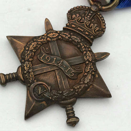 WW1 Trio medal group issued tp Private C.F. Jensen, SA Medical corps, 7th infantry