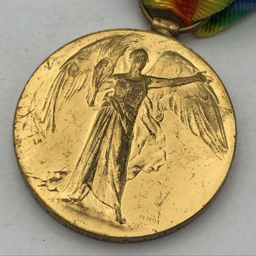 WW1 Trio medal group issued tp Private C.F. Jensen, SA Medical corps, 7th infantry