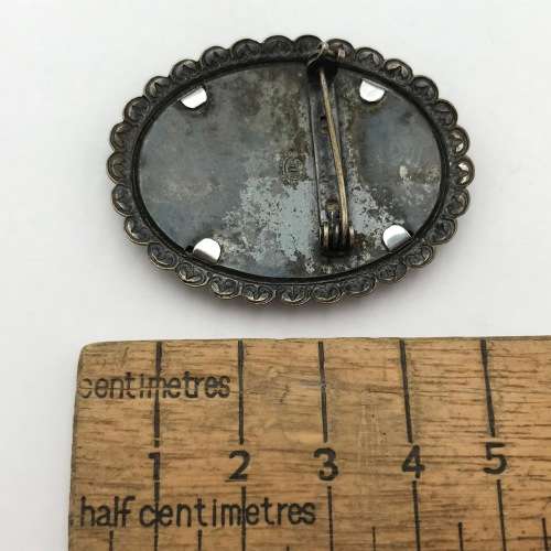 Vintage TLM costume jewellery brooch