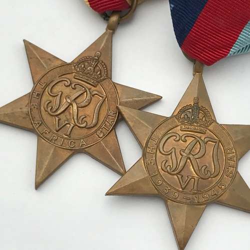 Set of 4 WW2 medals issued to C. 319477 H. van Wyk