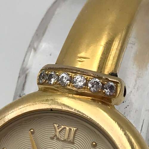 Michel Herbelin gold colour quartz ladies watch - working