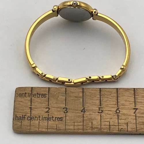 Michel Herbelin gold colour quartz ladies watch - working