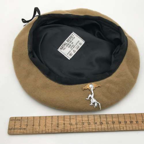 SADF Signal Corps beret with badge - size 54