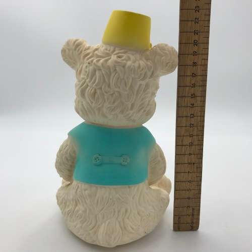 Vintage Rubber circus teddy bear