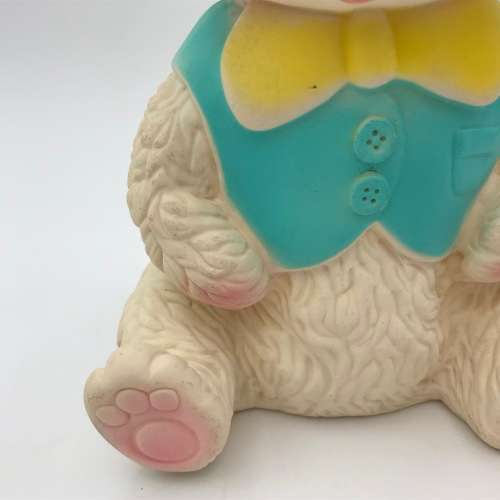 Vintage Rubber circus teddy bear