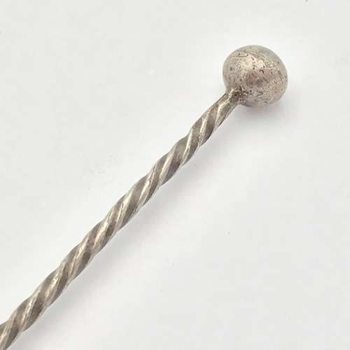 Vintage silver plated pickle fork