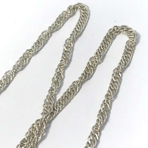 Sterling Silver necklace - weighs 4,5g - 49cm