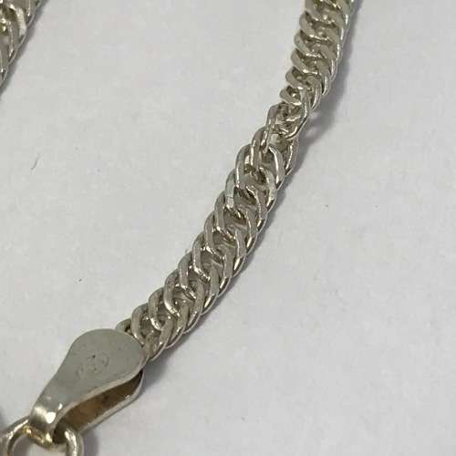 Sterling Silver necklace - weighs 4,5g - 49cm