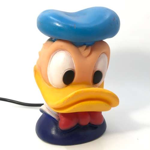 Vintage Donald Duck Lamp - working - some damage