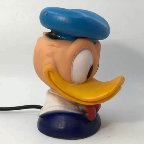 Vintage Donald Duck Lamp - working - some damage