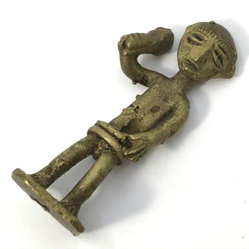 Lot of 3 vintage brass castings - Ashanti Tribe