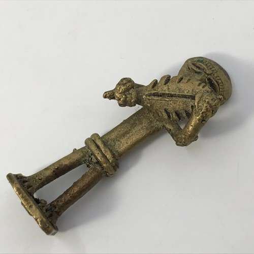 Lot of 3 vintage brass castings - Ashanti Tribe