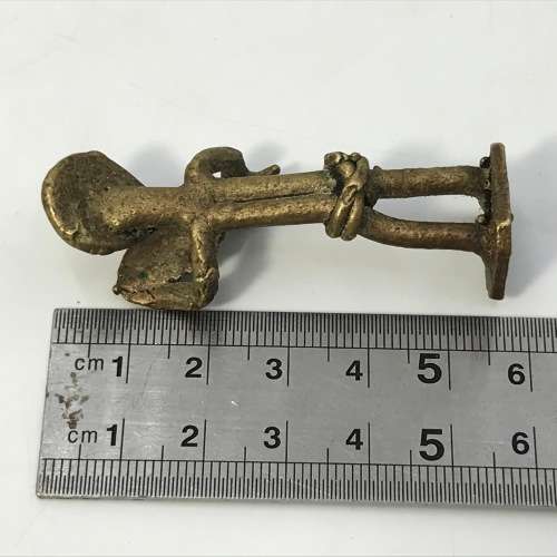Lot of 3 vintage brass castings - Ashanti Tribe