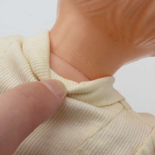 Vintage hard plastic nurse toy doll