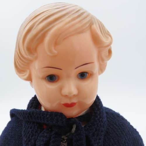 Vintage hard plastic nurse toy doll