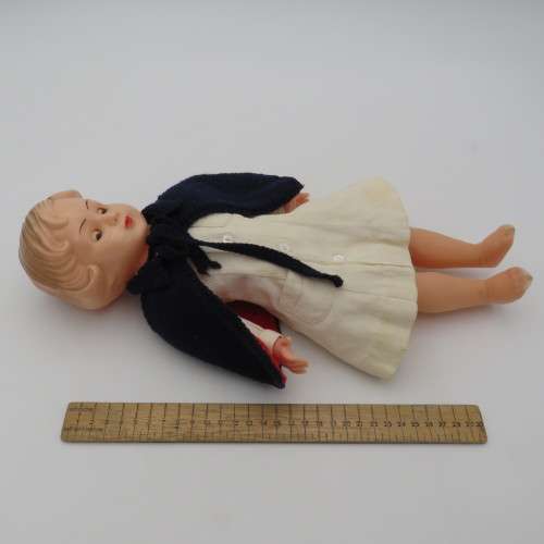 Vintage hard plastic nurse toy doll
