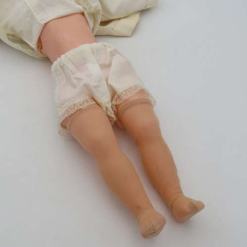 Vintage hard plastic nurse toy doll