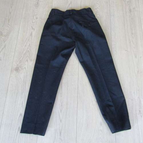 SA Navy black trousers with cumberband - waist 35cm, leg 99cm, belt 100cm