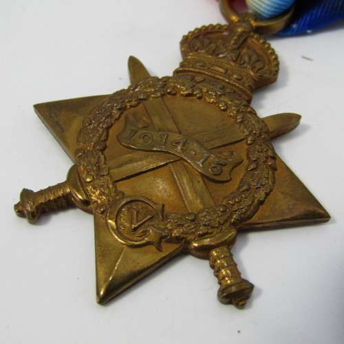 WW1 Death Plaque and trio medal set issued to Z/2937 Private Frank Henry Padbury , Rifle Brigade