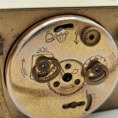 Vintage Kienzle bedside alarm clock - Runs and stops