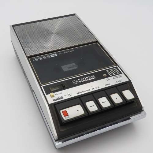 National Panasonic tapedeck player/recorder - Working but turns slowly