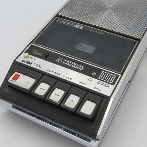 National Panasonic tapedeck player/recorder - Working but turns slowly