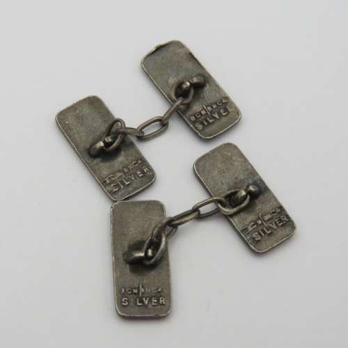 Pair of silver Ancient Order of Froth Blowers cufflinks