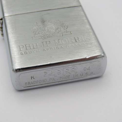 Philip Morris South Africa Stainless steel Zippo