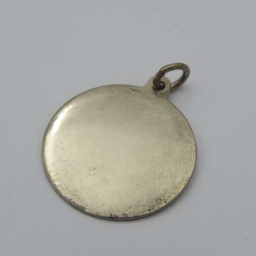 Sterling silver round pendant - Weighs 2,9 g