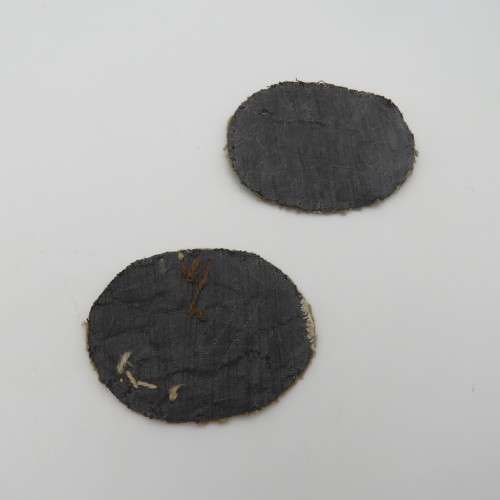 WW2 pair of warrant officer cloth badges