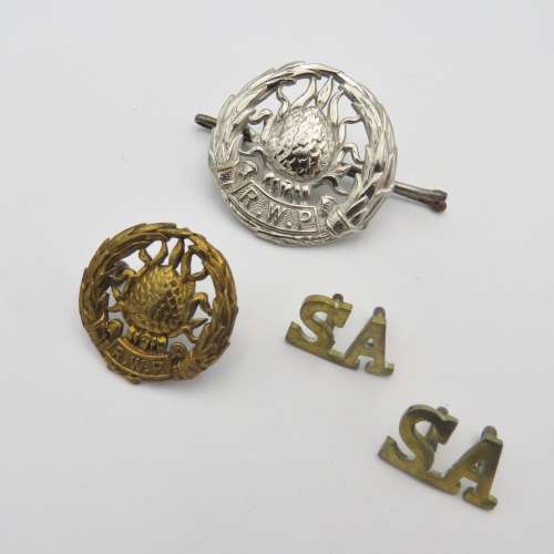 Lot of SADF Regiment Western Province badges and SA titles