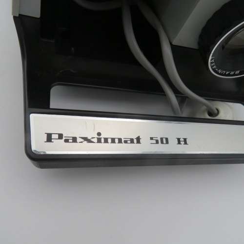 Vintage Paximat so H slide projector in pouch