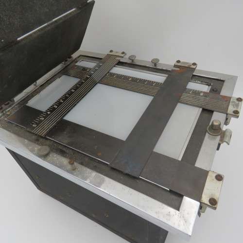 Vintage Albert print box dark room light box