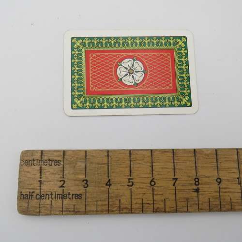 Vintage Tudor Rose small playing cards