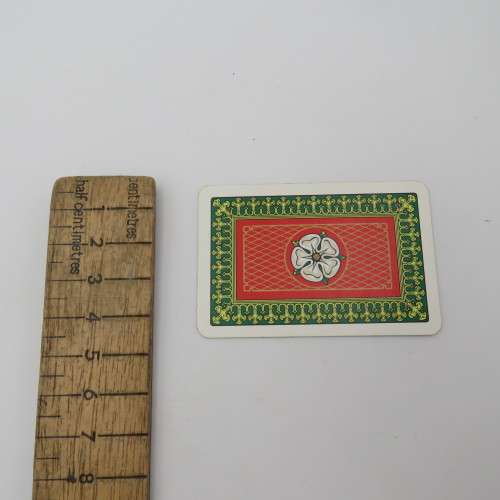 Vintage Tudor Rose small playing cards