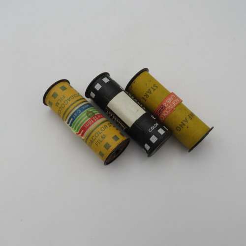 Lot of 3 vintage expired films