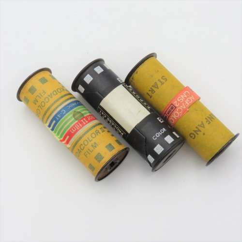 Lot of 3 vintage expired films