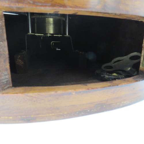 Antique Smiths Enfield London wall clock - Runs and stops