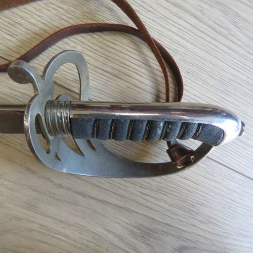 SADF Officers ceremonial sword with sheath and frog - WKC Solingen - number 1087