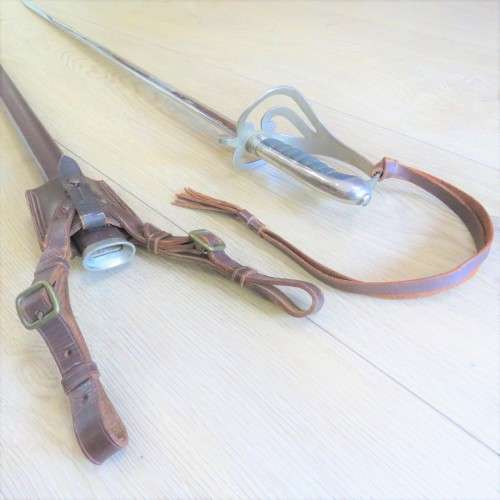 SADF Officers ceremonial sword with sheath and frog - WKC Solingen - number 1087