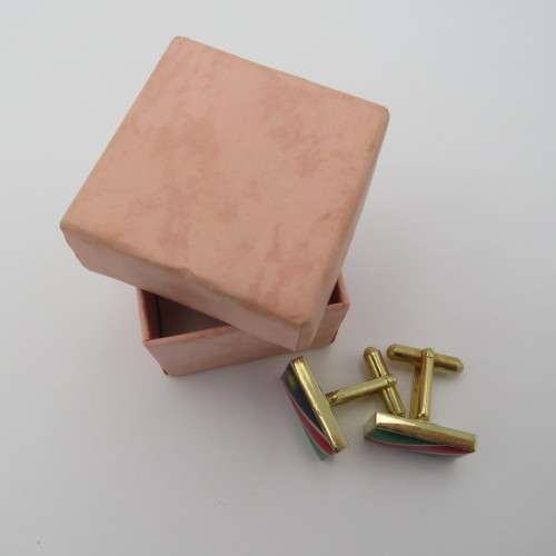 Namibia flag cufflinks