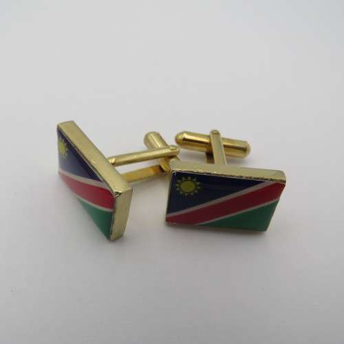Namibia flag cufflinks