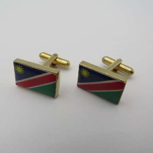 Namibia flag cufflinks