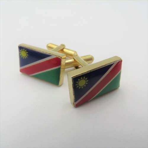 Namibia flag cufflinks