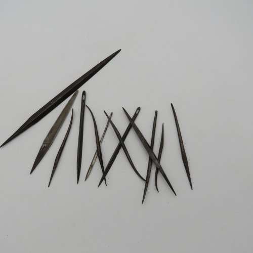 Lot of 15 vintage tools - leather work